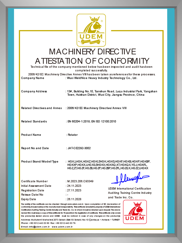 شهادة Zhezhen CE (إطار الأسطوانة)