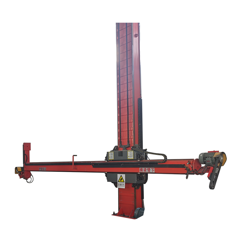 عمود التلميع والرافعة
